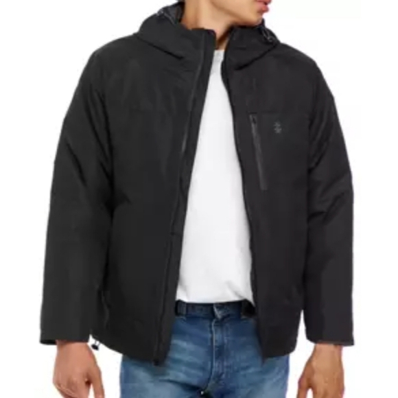 NWT IZOD 3-in-1 Tech Poly System Jacket Black Size L Wind & Water Resistant - Picture 1 of 16